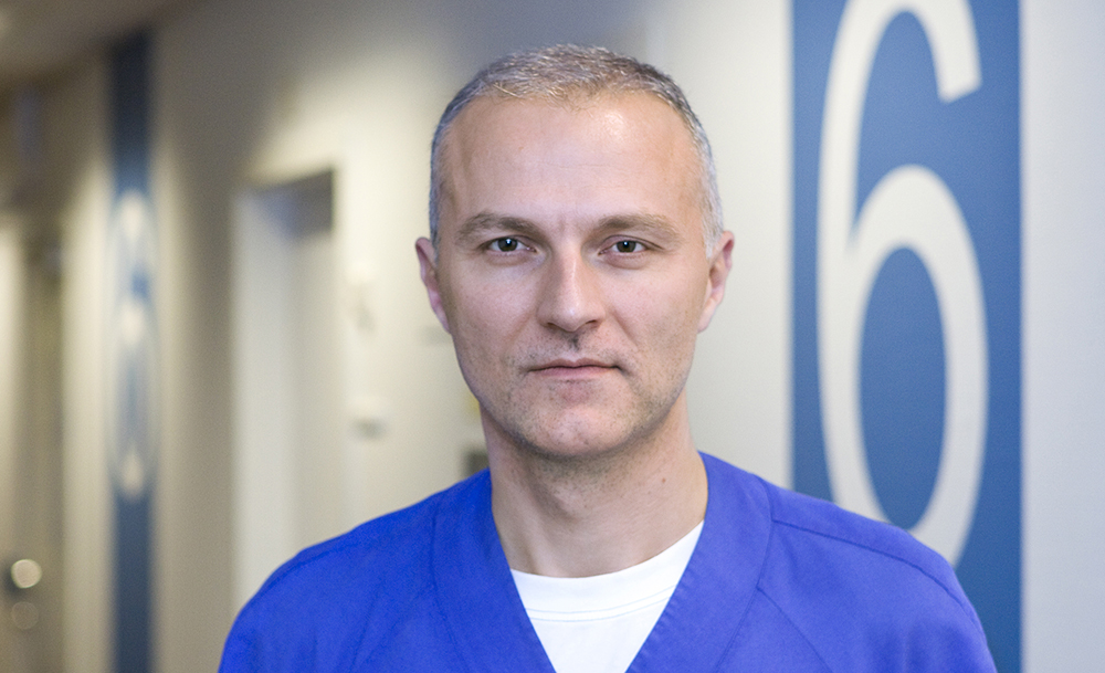 Zoltán Fekete, specialistläkare i neurologi och processledare för strokesjukvården. Foto: Miriam Carlsson/ Fotomedia SÄS Borås