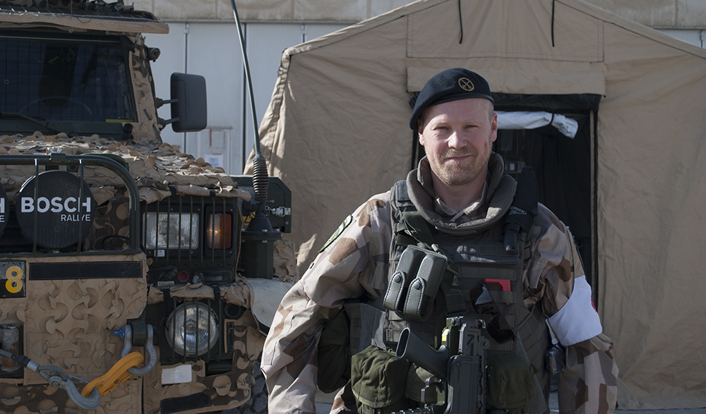 Jan-Olof Svärd arbetar till vardags som kirurg i Värnamo när han inte jobbar utomlands för Försvarsmakten.