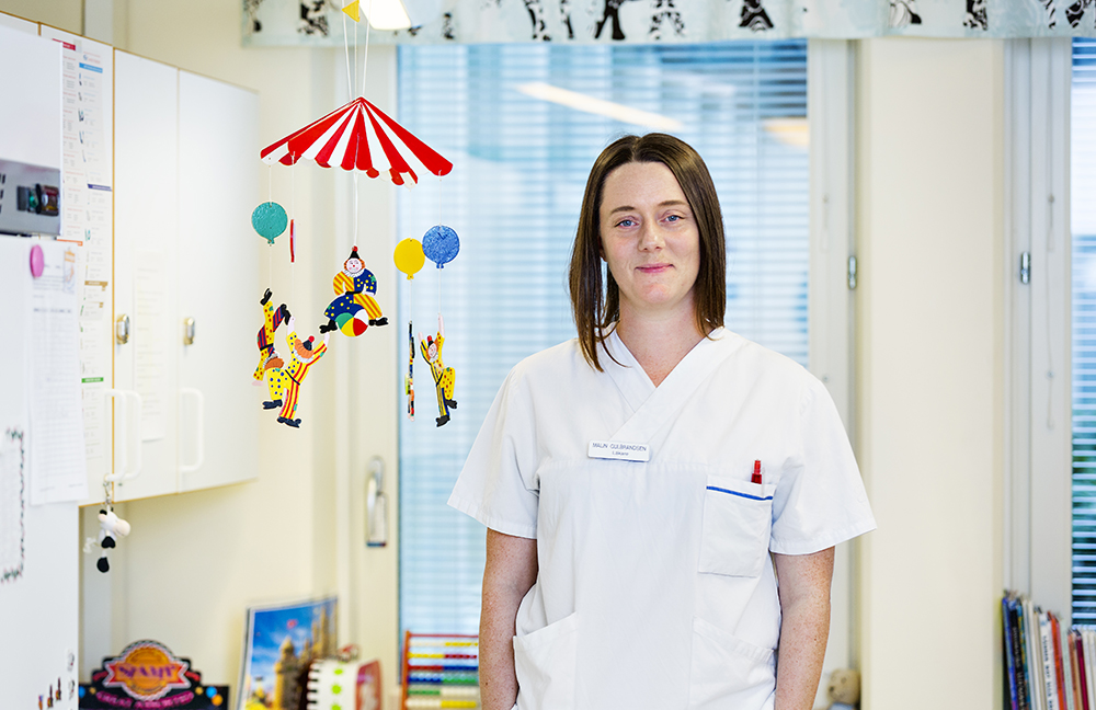 Malin Gulbrandsen, ST-läkare med primärvård som specialisering. Foto: Gonzalo Irigoyen