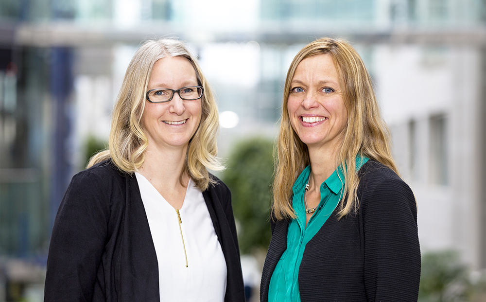 Karin Agerman och Pernilla Fagergren, Medical Advisors på Merck. Foto: Gonzalo Irigoyen