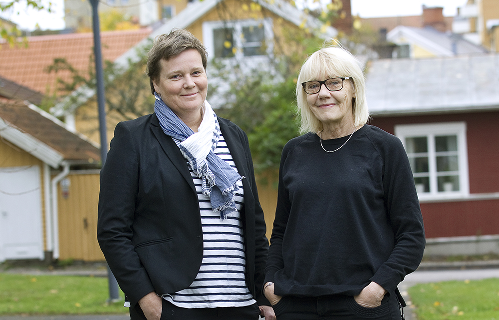 Maria Palm, övergripande studierektor och Karin Bending, HR-strateg. Foto: Pernilla Wahlman