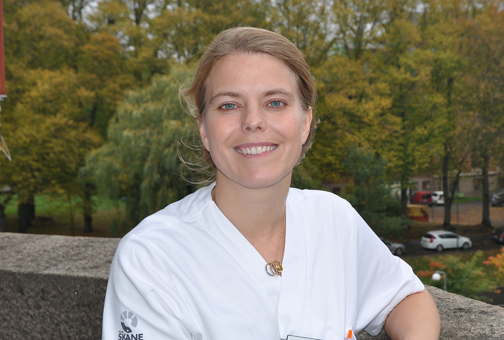 Ulrika Moll, specialistläkare i internmedicin och endokrinologi vid Lunds universitetssjukhus.