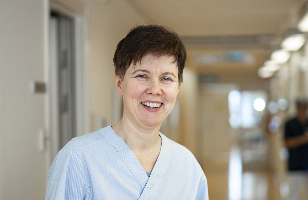 Monika Stroinska är distriktsläkare på Delsbo hälsocentral. Foto: Peter Engström