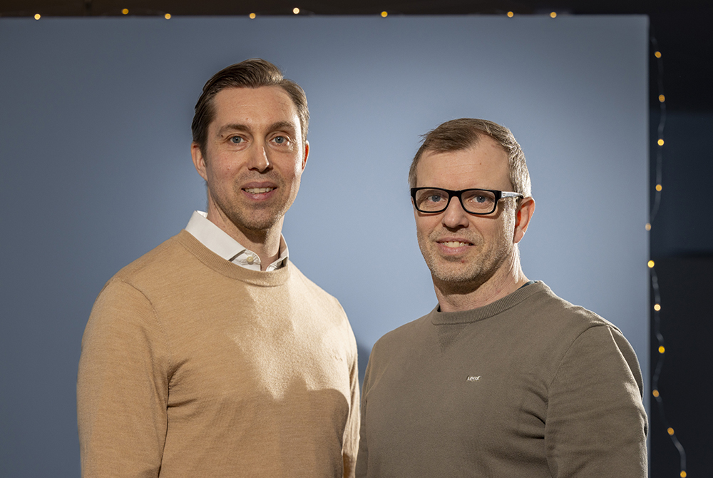 Stefan Skoog och Fredrik Holmberg, medgrundare av Blackwell Medtech. Foto: Fredrik Hjerling