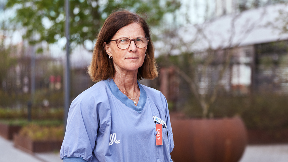 Catharina Ihre Lundgren, bröst- och endokrinkirurg på Karolinska universitetssjukhuset och ordförande i Svenska Läkaresällskapet. Foto: Erik Flyg