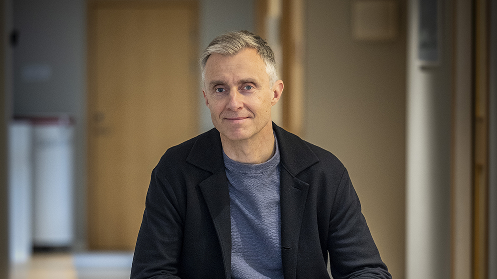 Johan Skånberg, medicinsk chef och chefsläkare på WeMind. Foto: Fredrik Hjerling